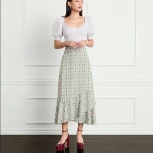 The Mirabel Trailing Vines Wrap Skirt